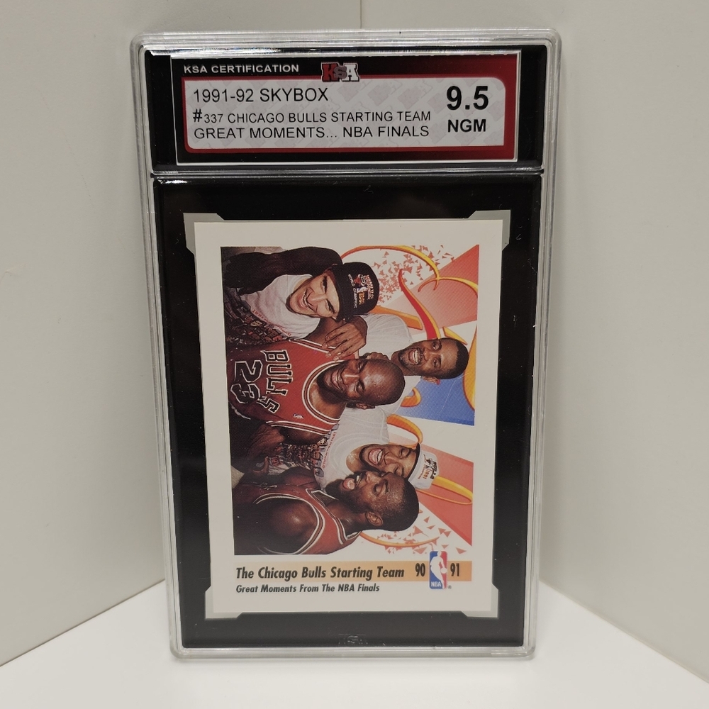 1991-92 Skybox NBA Trading Card #337 KsA 9.5